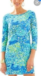 Lilly Pulitzer Marlow Dress XL in Lillys Lagoon